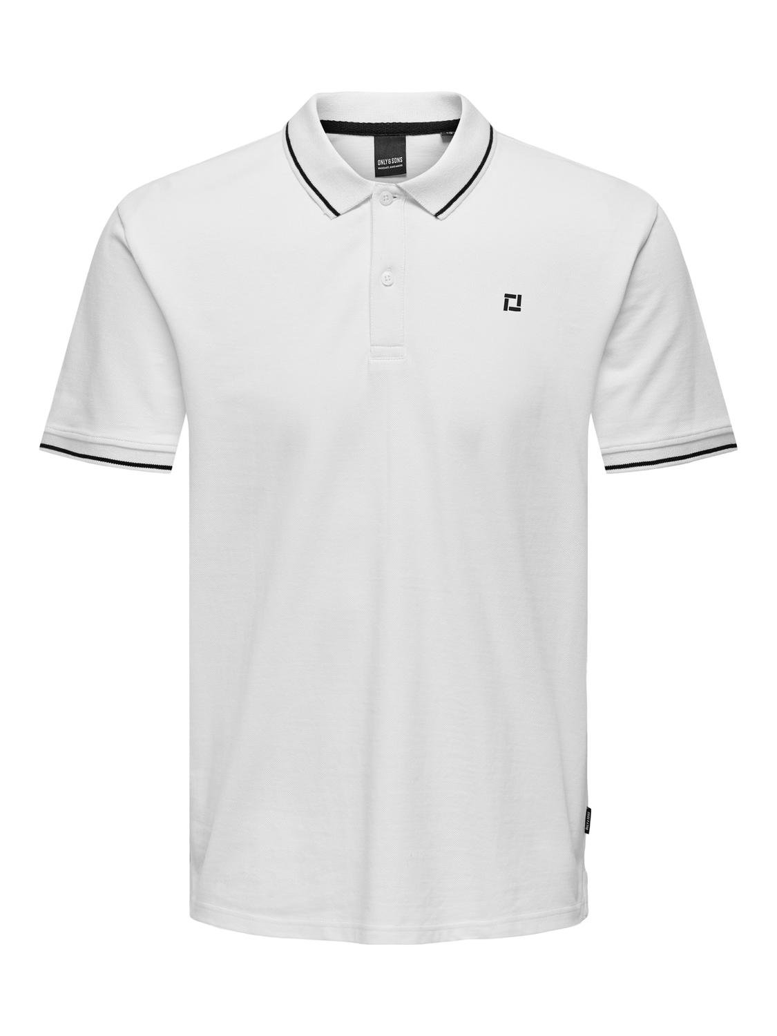 ONSFLETCHER LIFE SLIM SS POLO NOOS