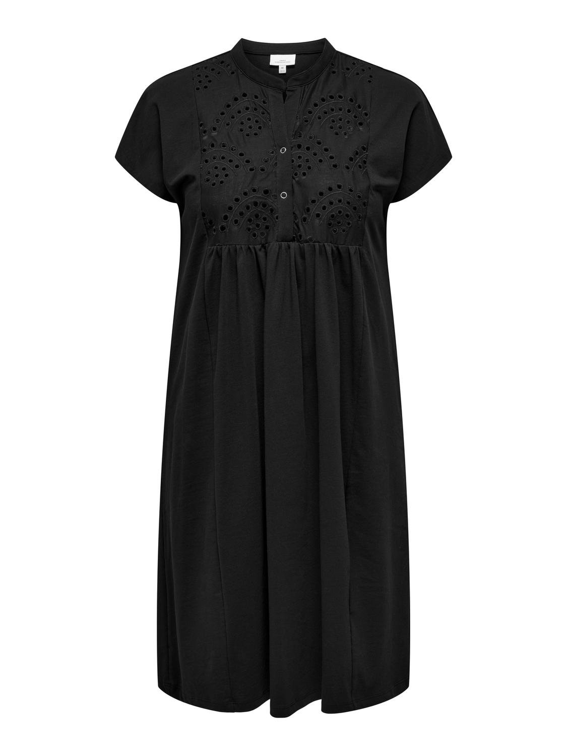 CARSILLAH LIFE SS BLK DRESS JRS